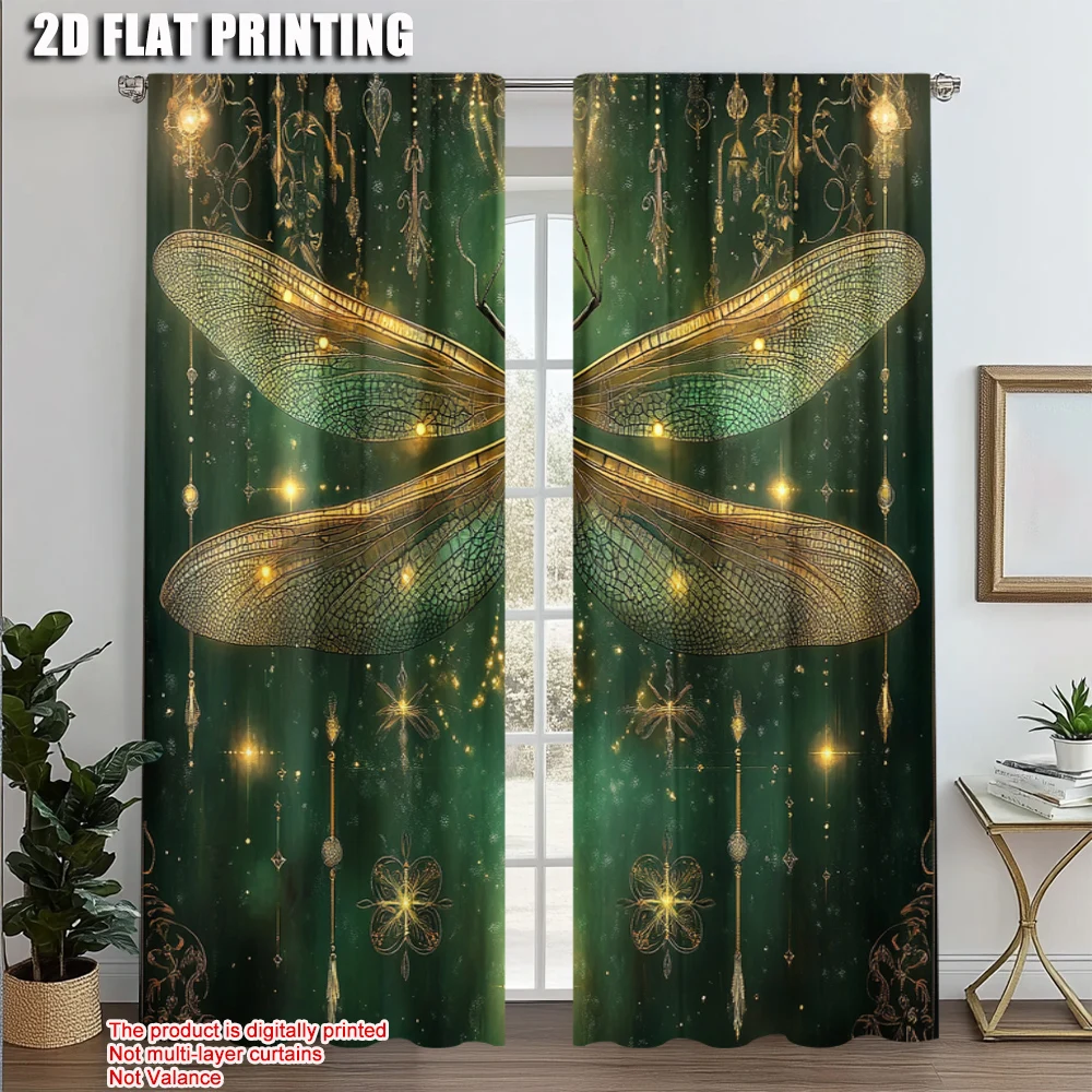 2pcs, Popular Curtain Panels 2D print Dragonfly 1 Durable Polyester (without rod) Home Decor Use for Living Room, Bedroom,
2pcs, Popular Curtain Panels 2D print Dragonfly 1 Durable Polyester (without rod) Home Decor Use for Living Room, Bedroom,