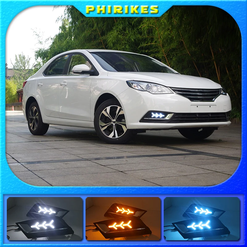 For Roewe 360 2015-2017 Daytime running lights LED DRL Fog lamp driving lights with Yellow Turn Signal Function
For Roewe 360 2015-2017 Daytime running lights LED DRL Fog lamp driving lights with Yellow Turn Signal Function