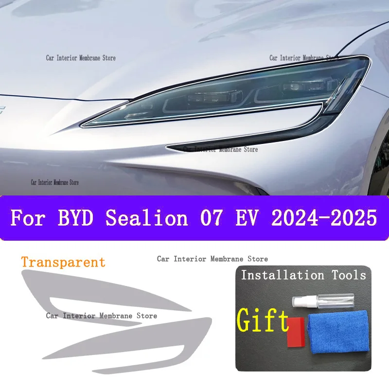 For BYD Sealion 07 EV 2024-2025 Car Exterior Headlight Anti-scratch TPU PPF Protective film Anti-scratch Repair film Accessories
For BYD Sealion 07 EV 2024-2025 Car Exterior Headlight Anti-scratch TPU PPF Protective film Anti-scratch Repair film Accessories
