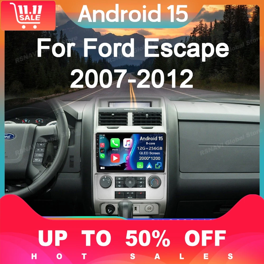 Car Radio Android 15 For Ford Escape 2007 2008 2009 2010 2011 2012 GPS Carplay Multimedia Player Navigation Stereo Auto DSP QLED
Car Radio Android 15 For Ford Escape 2007 2008 2009 2010 2011 2012 GPS Carplay Multimedia Player Navigation Stereo Auto DSP QLED