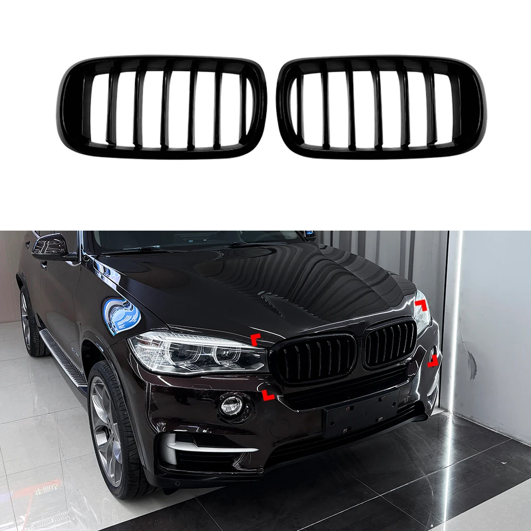 Front Grille Grills Gloss Black For BMW X5 X6 F15 F16 2014-2018 Front Racing Grille Accessories
Front Grille Grills Gloss Black For BMW X5 X6 F15 F16 2014-2018 Front Racing Grille Accessories