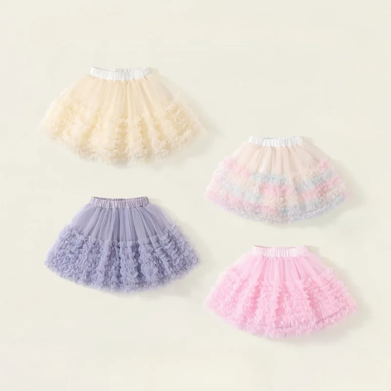 HoneyCherry New Summer TUTU Skirt for Girls Made of Mesh Fabric, Sweet Princess-style Puffy Layered Cake Skirt for Girls
HoneyCherry New Summer TUTU Skirt for Girls Made of Mesh Fabric, Sweet Princess-style Puffy Layered Cake Skirt for Girls