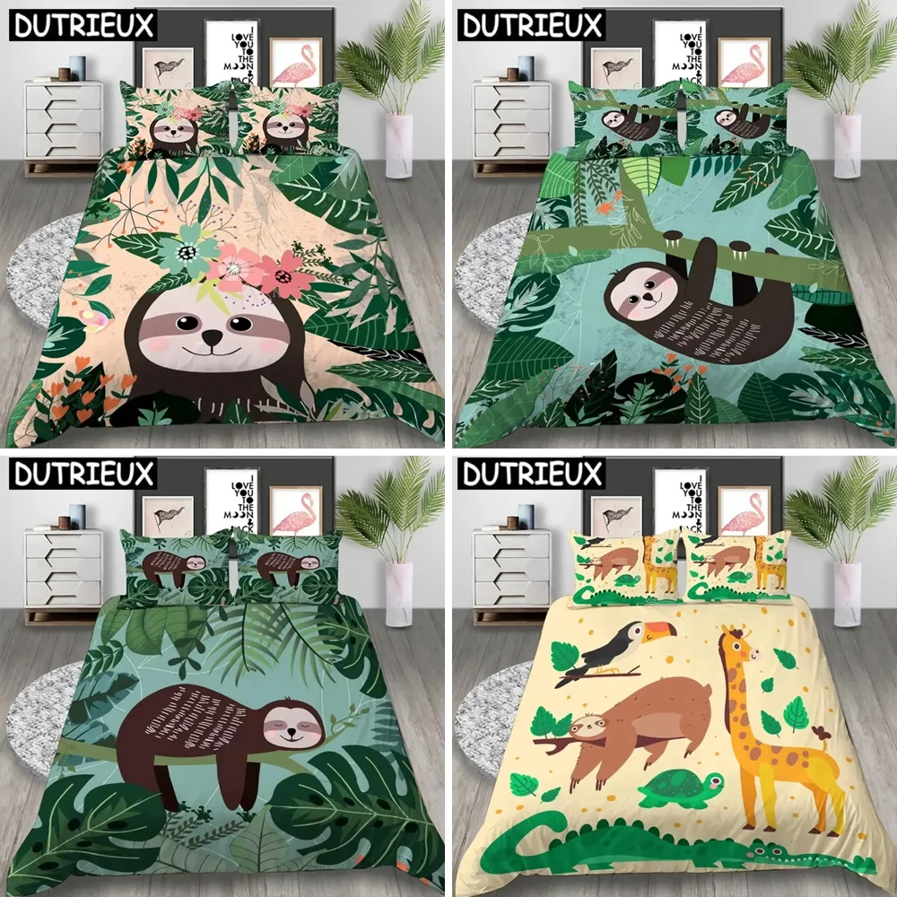 Комплект постельного белья с 3D принтом мультфильма ленивец, пододеяльники, наволочки, одеяло, комплект постельного белья, постельное белье (без простыни)
Комплект постельного белья с 3D принтом мультфильма ленивец, пододеяльники, наволочки, одеяло, комплект постельного белья, постельное белье (без простыни)