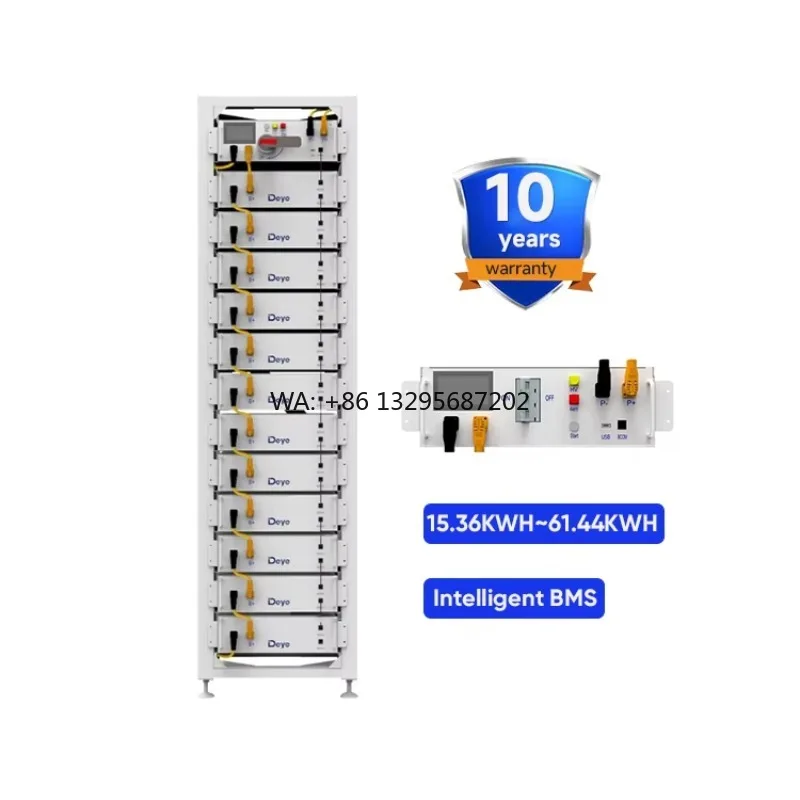 50kw Solar System Battery Deye Storage Battery High Voltage Lifepo4 512v 384v 60kwh 100kwh Battery For Deye Hybrid System
50kw Solar System Battery Deye Storage Battery High Voltage Lifepo4 512v 384v 60kwh 100kwh Battery For Deye Hybrid System