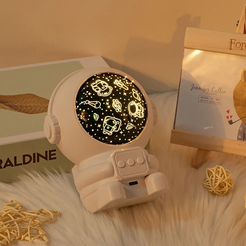 NEW Astronaut LED Night Light Galaxy Starry Sky Projector Lamp Party Decoration Luminaires Kids Gift For Bedroom Nightlight
NEW Astronaut LED Night Light Galaxy Starry Sky Projector Lamp Party Decoration Luminaires Kids Gift For Bedroom Nightlight