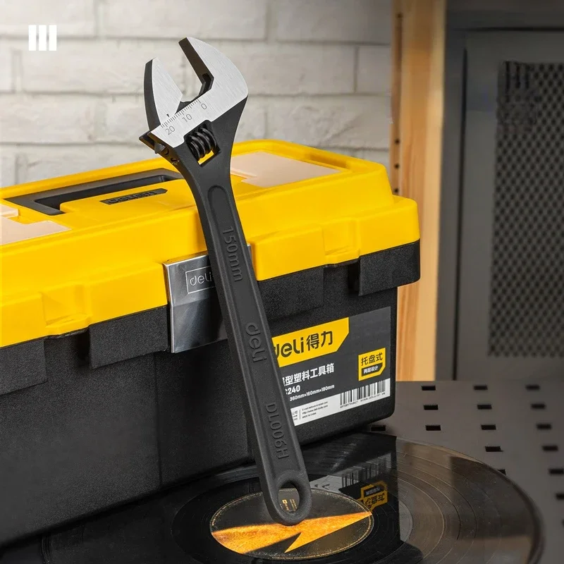 Deli Tools 1 Pcs Multi Specification Home Repair Blackened Wrench Anti Corrosion and Anti Rust Multifunction Repairing Hand Tool
Deli Tools 1 Pcs Multi Specification Home Repair Blackened Wrench Anti Corrosion and Anti Rust Multifunction Repairing Hand Tool