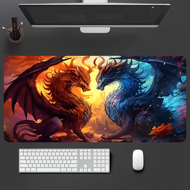Large Extended Dragon Gaming Mouse Pad Non-Slip Rubber Desk Mat Computer Keyboard Aesthetic Ice Fire Dragons Gaming Pad Desktop
Large Extended Dragon Gaming Mouse Pad Non-Slip Rubber Desk Mat Computer Keyboard Aesthetic Ice Fire Dragons Gaming Pad Desktop