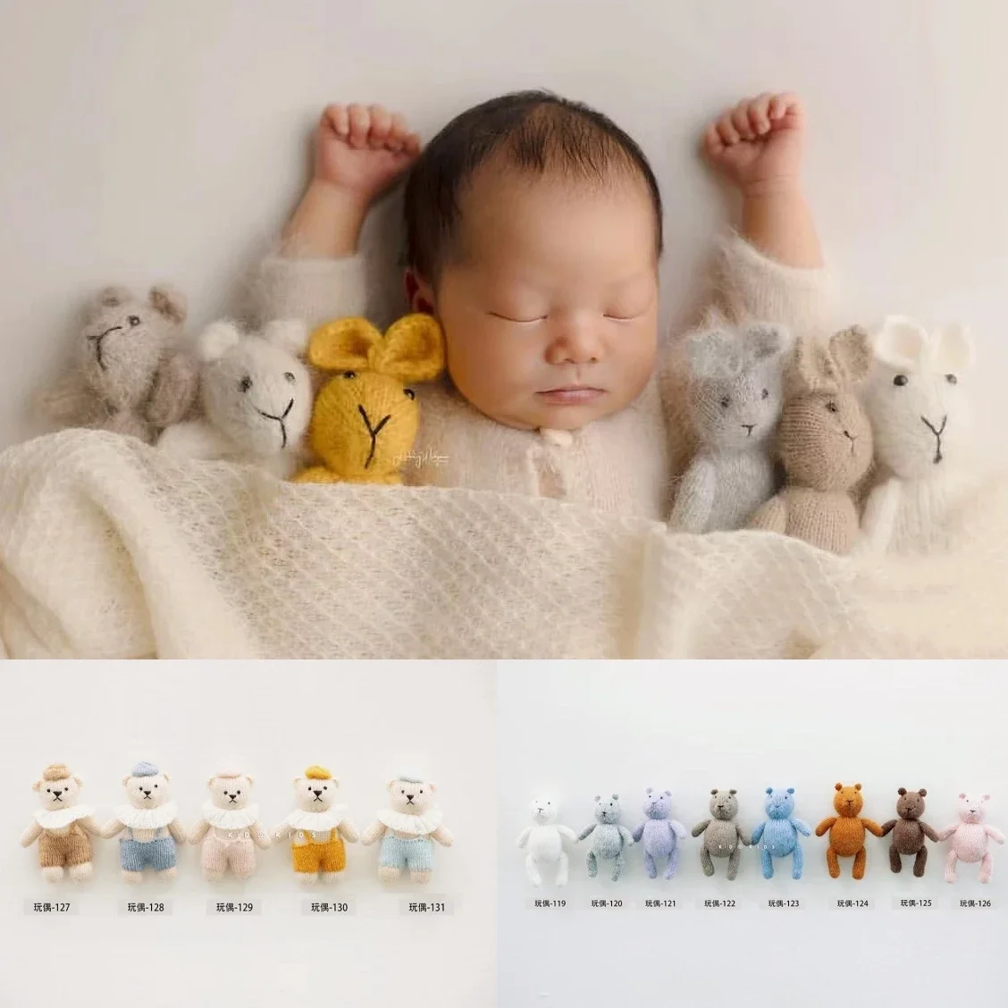 Newborn Photography Props for Baby Cute Animals Handmade Mink Rabbit Bear Doll Fotografia Studio Shooting Photoshoot Props
Newborn Photography Props for Baby Cute Animals Handmade Mink Rabbit Bear Doll Fotografia Studio Shooting Photoshoot Props