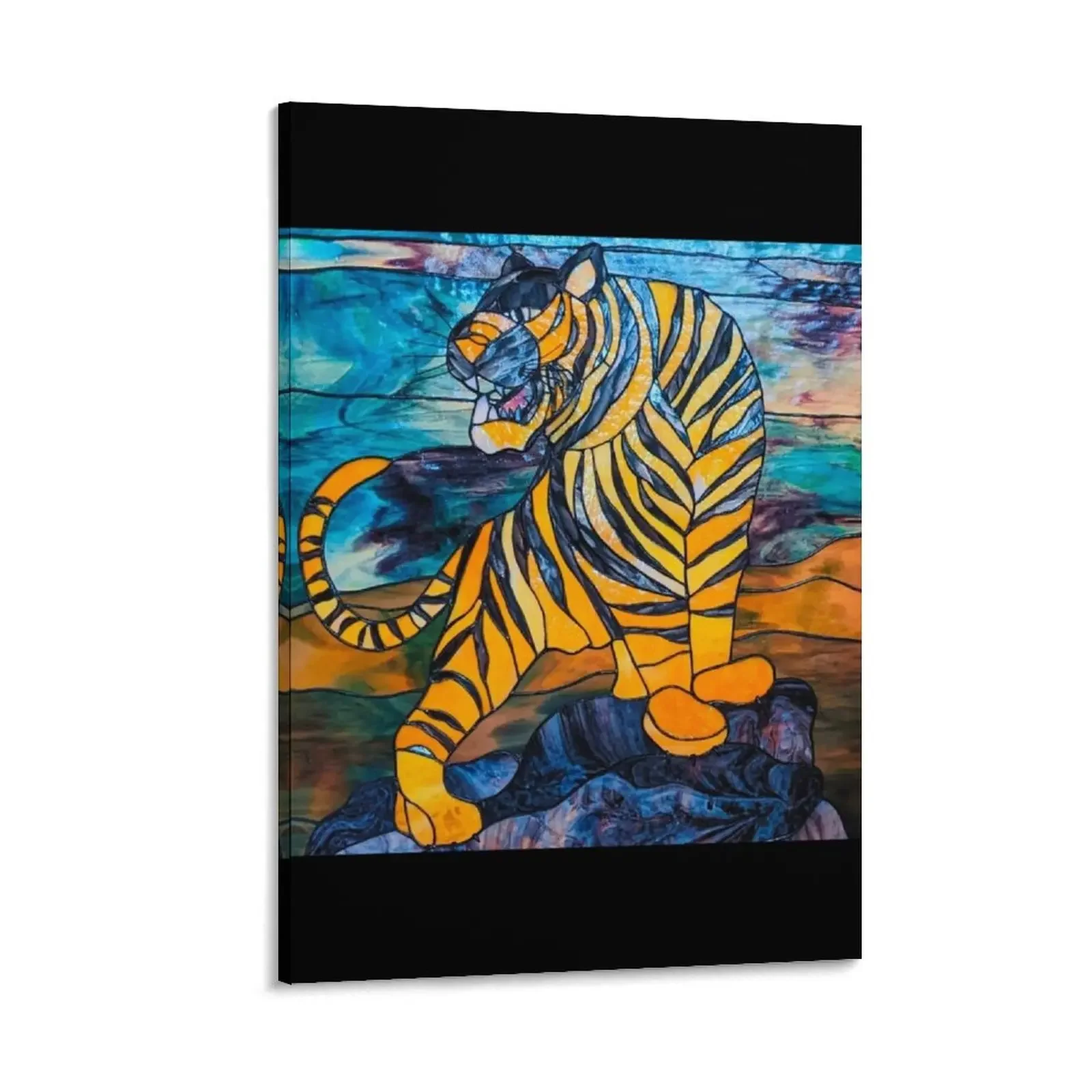 Tiger Stained Glass Window | Tiger Printed | Tiger Art Graphic | Japanese Art Canvas Painting luxury home decor
Tiger Stained Glass Window | Tiger Printed | Tiger Art Graphic | Japanese Art Canvas Painting luxury home decor