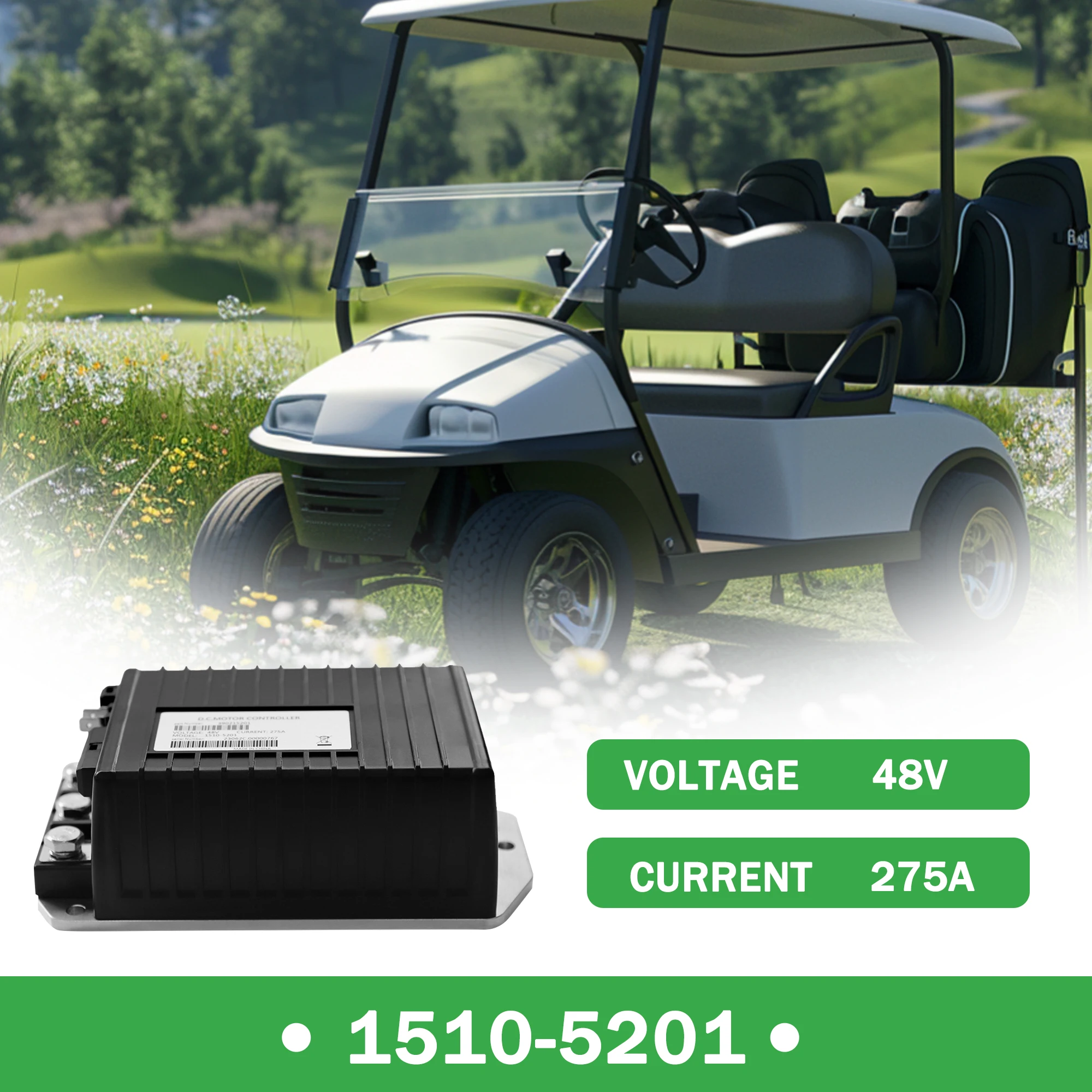 1510-5201 48V 275A DC Motor Controller for Curtis Club Car DS Precedent Golf Cart 1999-UP
1510-5201 48V 275A DC Motor Controller for Curtis Club Car DS Precedent Golf Cart 1999-UP