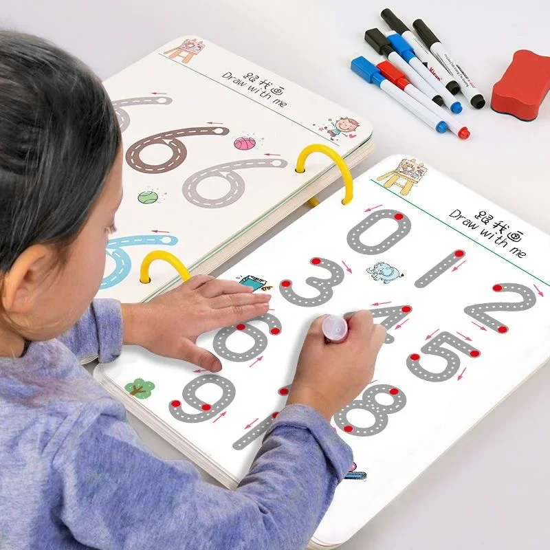 Montessori Drawing Book Reusable Magic Children Practice Copybook Control Training Book Magical Tracing Workbook
Montessori Drawing Book Reusable Magic Children Practice Copybook Control Training Book Magical Tracing Workbook