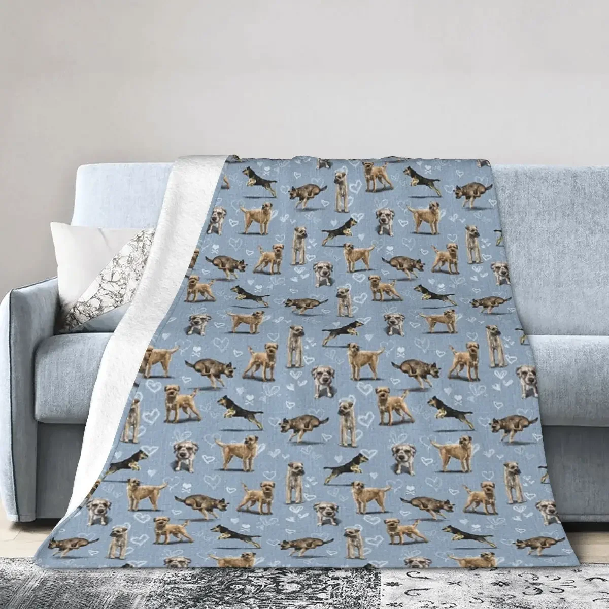 Flannel Throw Blanket The Border Terrier Blankets Soft Bedding Warm Plush Blanket for Bed Living room Picnic Travel Home Couch 
Flannel Throw Blanket The Border Terrier Blankets Soft Bedding Warm Plush Blanket for Bed Living room Picnic Travel Home Couch
