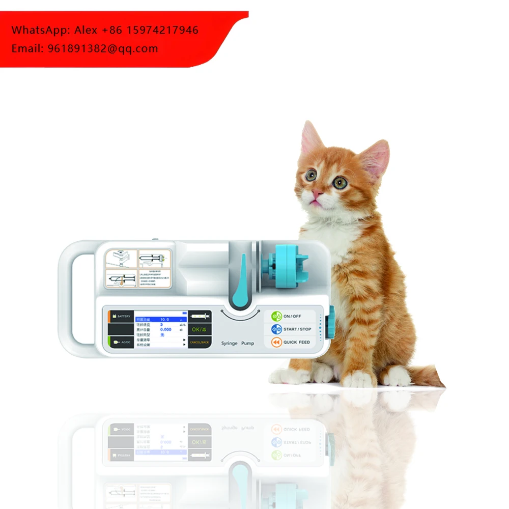 CONTEC SP950 VET Digital Vet Syringe Pump Veterinary Infusion Pump Syringe
CONTEC SP950 VET Digital Vet Syringe Pump Veterinary Infusion Pump Syringe