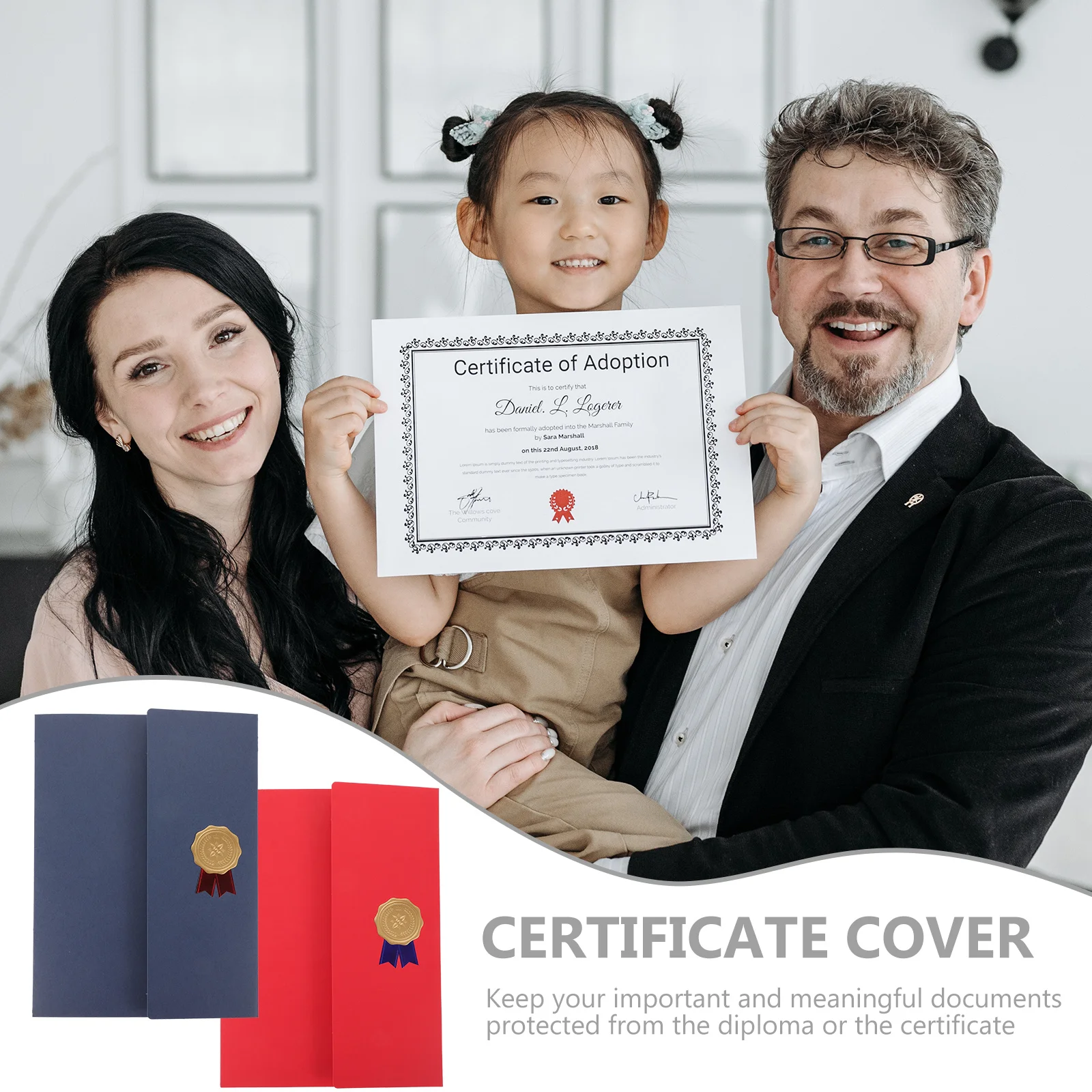2 Pcs Certificate Paper Cover Qualification Folder Protective Case University Holder
2 Pcs Certificate Paper Cover Qualification Folder Protective Case University Holder