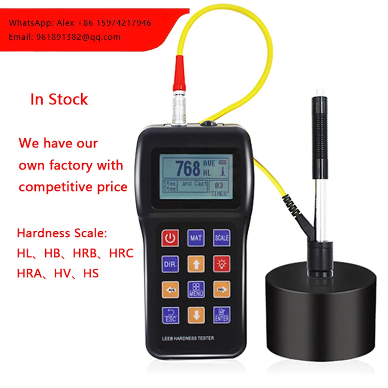 JH180 Manufacturer Wholesale Hardness Tester Price Portable Leeb Hardness Tester Durometer For Steel Metal
JH180 Manufacturer Wholesale Hardness Tester Price Portable Leeb Hardness Tester Durometer For Steel Metal