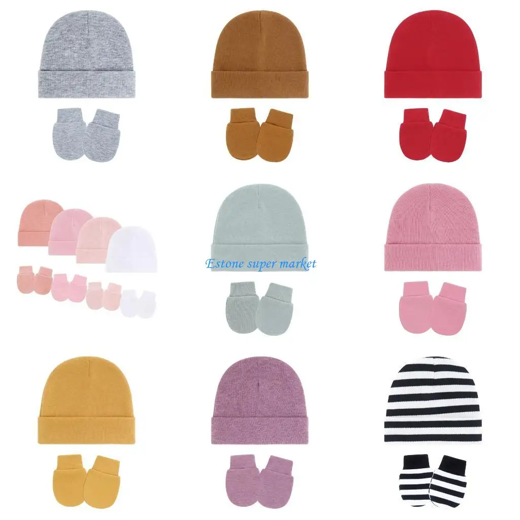090B 1 Set Baby Bonnet Cap Foldable Hospital Hat with Mittens Cotton Fabric
090B 1 Set Baby Bonnet Cap Foldable Hospital Hat with Mittens Cotton Fabric