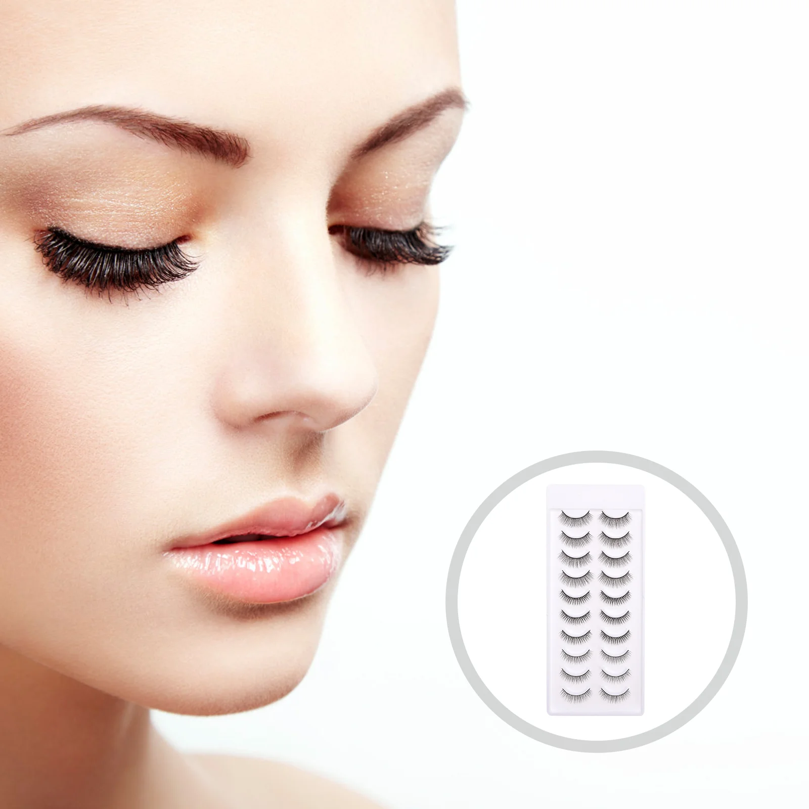 10 Pairs Fake Eyelashes Natural False Comfortable Chemical Fiber Multi-Layer Dense
10 Pairs Fake Eyelashes Natural False Comfortable Chemical Fiber Multi-Layer Dense