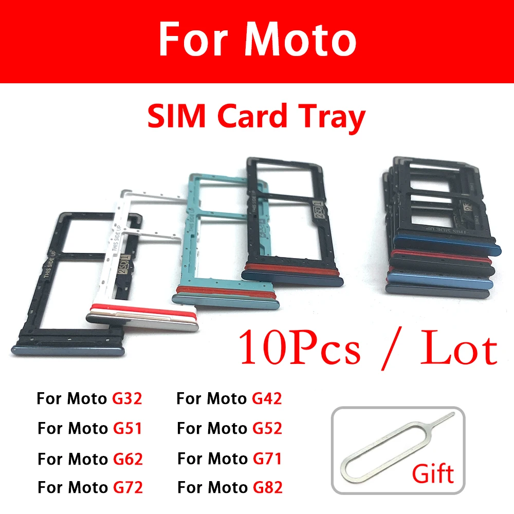 10 шт. для Moto G32 G42 G51 G52 G62 G71 G72 G82 Sim-карта памяти держатель выдвижных адаптеров запасные части + штифт
10 шт. для Moto G32 G42 G51 G52 G62 G71 G72 G82 Sim-карта памяти держатель выдвижных адаптеров запасные части + штифт