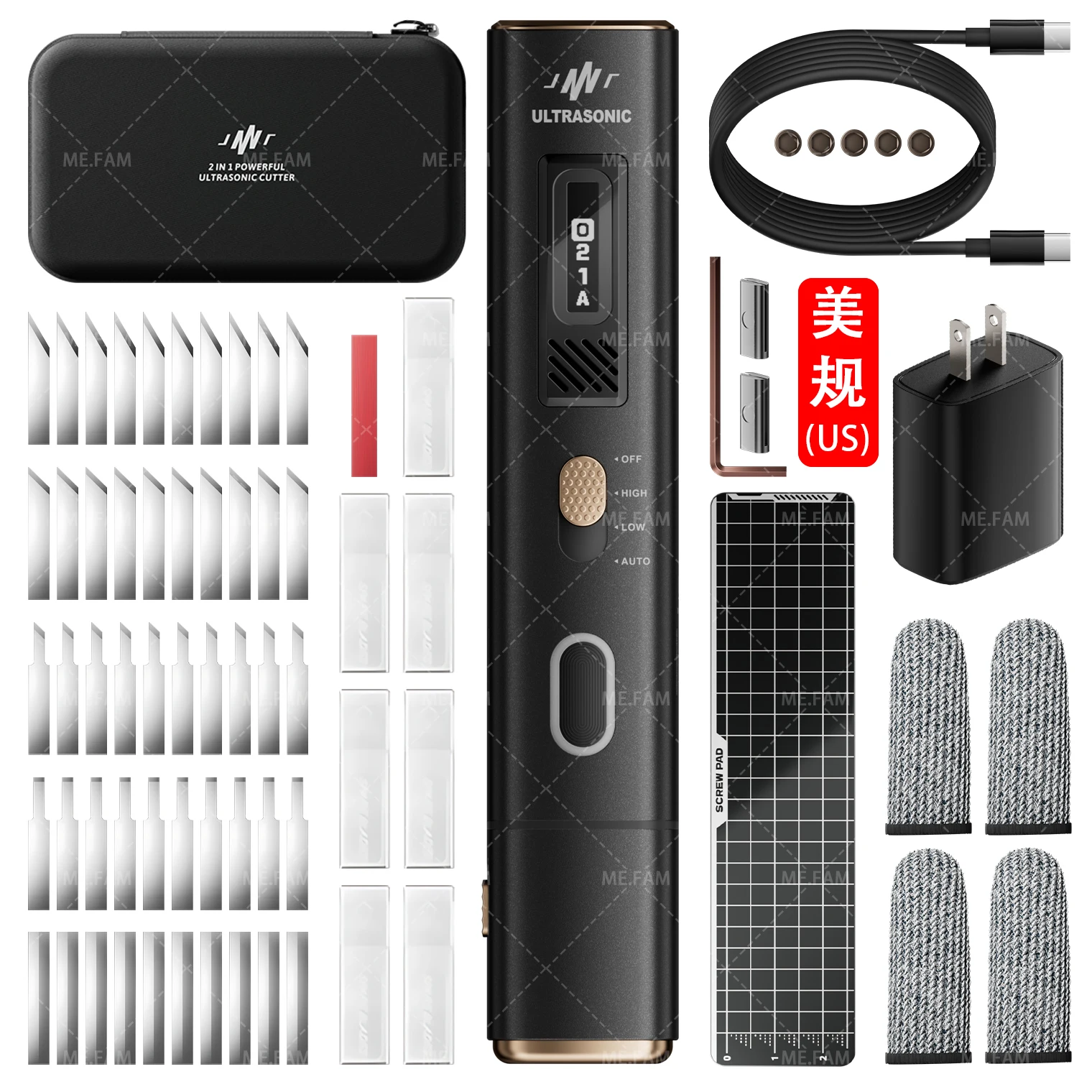 Jakemy JM-Y10 35W Ultrasonic Cutter Polisher 40kHz Model Trimming Knife for DIY Handwork Tools Crafts Ultrasonic Plastic Cutter
Jakemy JM-Y10 35W Ultrasonic Cutter Polisher 40kHz Model Trimming Knife for DIY Handwork Tools Crafts Ultrasonic Plastic Cutter