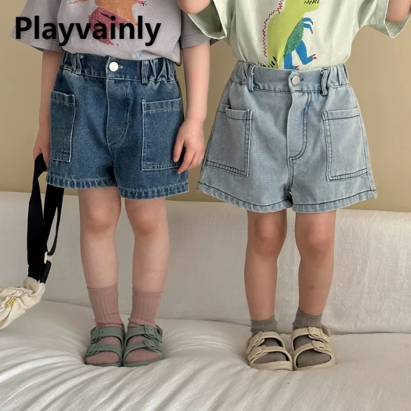 Children Denim Shorts Summer Boys and Girls Elastic Waist Loose Short Jeans Casual Loose Shorts Kids Versatile Half Pants A50425
Children Denim Shorts Summer Boys and Girls Elastic Waist Loose Short Jeans Casual Loose Shorts Kids Versatile Half Pants A50425
