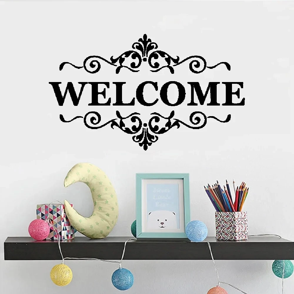 1 pc hot sale welcome quotes or text Wall Sticker Pvc Wall Art Stickers Modern Fashion Wallsticker for home or store decor
1 pc hot sale welcome quotes or text Wall Sticker Pvc Wall Art Stickers Modern Fashion Wallsticker for home or store decor
