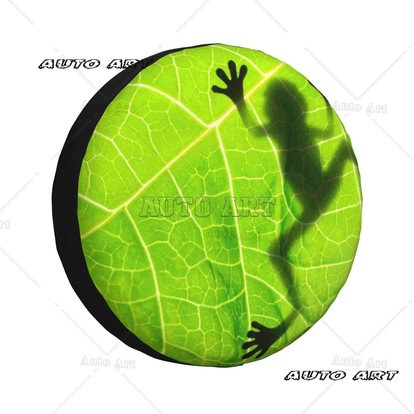 Frog Shadow Leaf Green Printing Spare Tire Cover Universal Wheel Protective Cover Automotive Accessories 14"15"16"17
Frog Shadow Leaf Green Printing Spare Tire Cover Universal Wheel Protective Cover Automotive Accessories 14"15"16"17