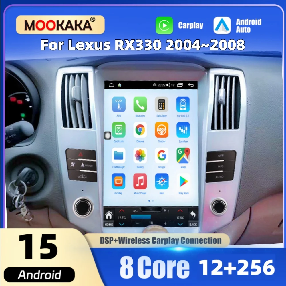 Автомобильный мультимедийный плеер RHD LHD, экран Android для Lexus RX330 2004 ~ 2008, автомобильный радиоприемник, GPS-навигация, CarPlay, авто DSP, головное устройство
Автомобильный мультимедийный плеер RHD LHD, экран Android для Lexus RX330 2004 ~ 2008, автомобильный радиоприемник, GPS-навигация, CarPlay, авто DSP, головное устройство