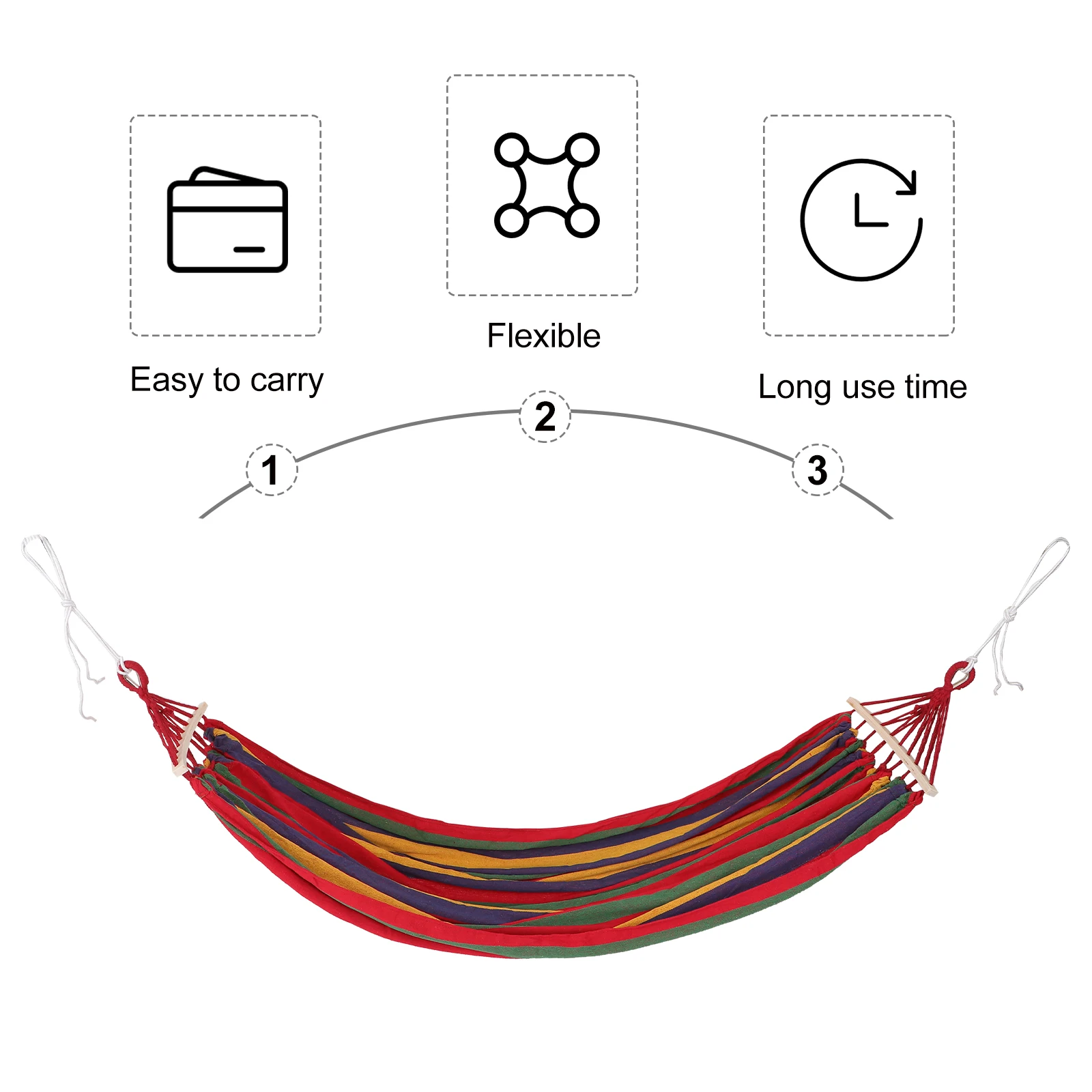 Foldable Outdoor Camping Hammock Heavy Duty 150Kg Load Capacity Portable Garden Hiking Travel Hammock For Adults Kids Relaxing
Foldable Outdoor Camping Hammock Heavy Duty 150Kg Load Capacity Portable Garden Hiking Travel Hammock For Adults Kids Relaxing