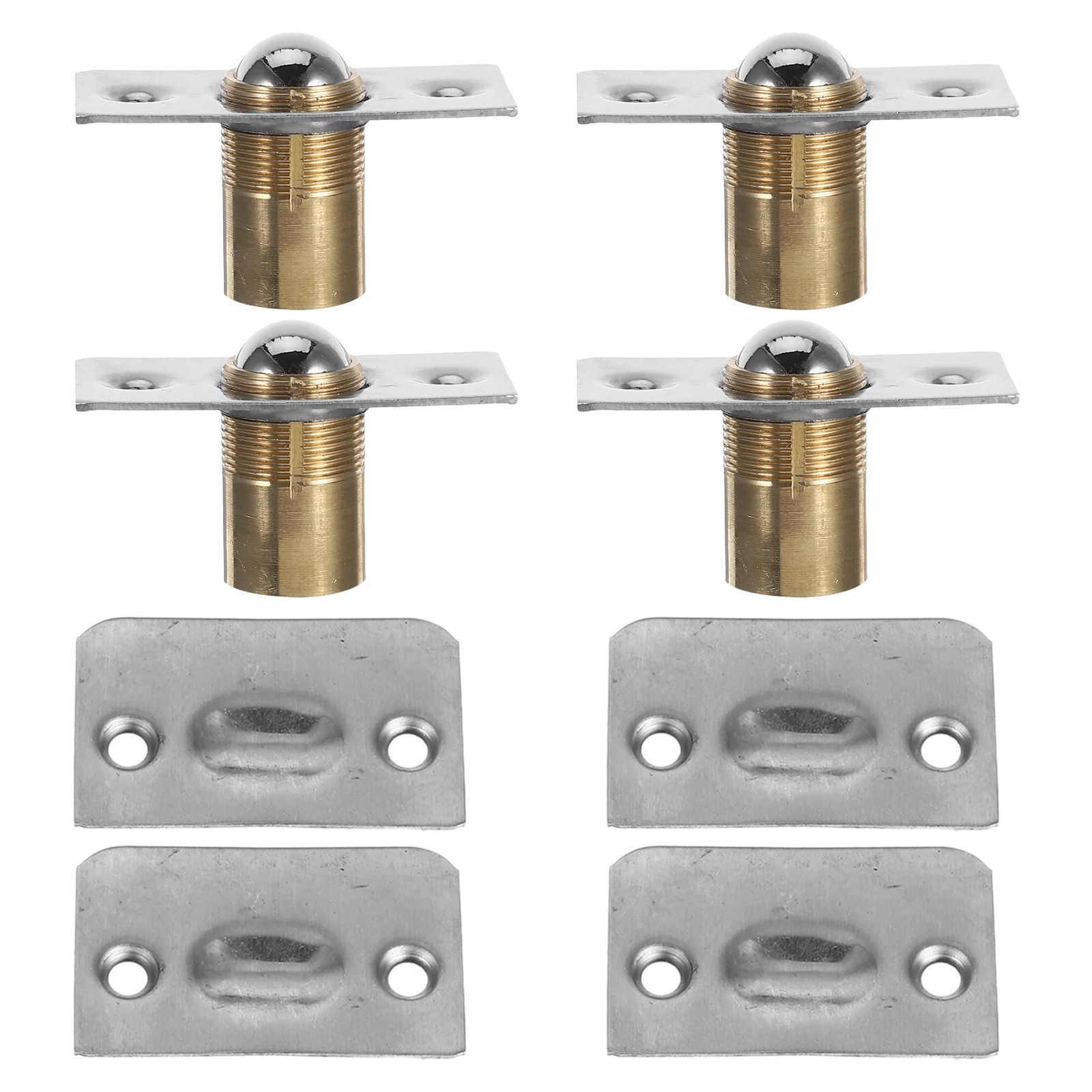 4 set Door Bead Sets Stainless Steel Adjustable Ball Latch Metal Catch Cupboard Pantry Strike Plate For Ball Catch Wardrobe Door
4 set Door Bead Sets Stainless Steel Adjustable Ball Latch Metal Catch Cupboard Pantry Strike Plate For Ball Catch Wardrobe Door
