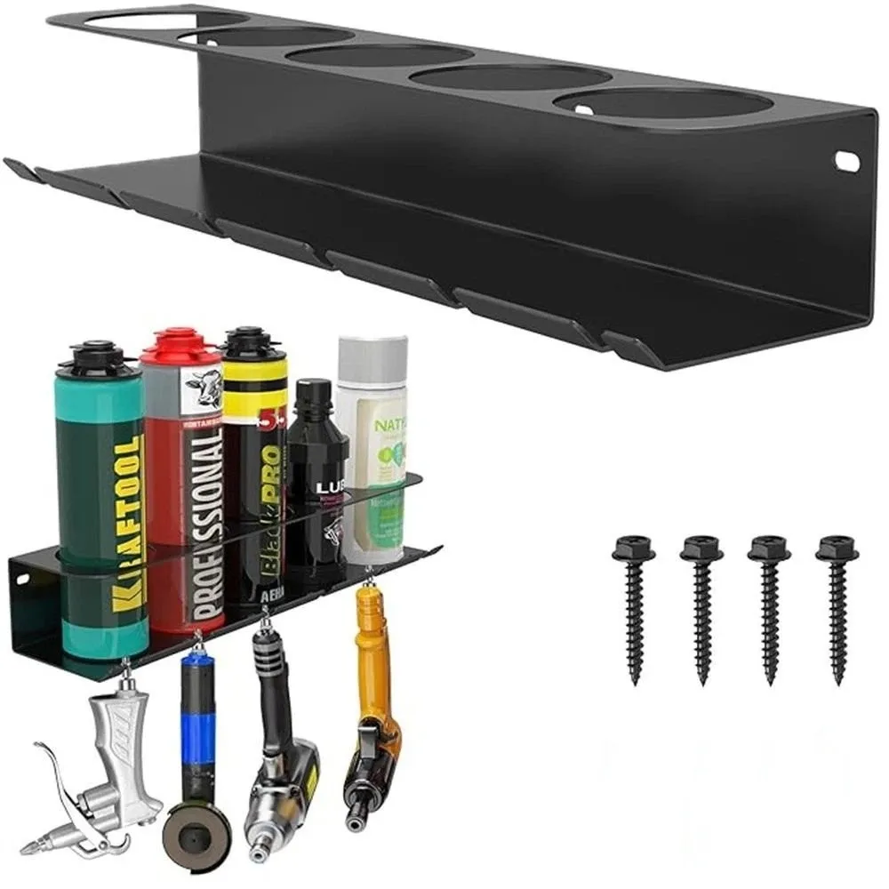 Wall Mounted Design Wall Mounted Aerosol Can Holder Sturdy Material Great Load-Bearing Capacity Pneumatic Tool Storage Rack
Wall Mounted Design Wall Mounted Aerosol Can Holder Sturdy Material Great Load-Bearing Capacity Pneumatic Tool Storage Rack