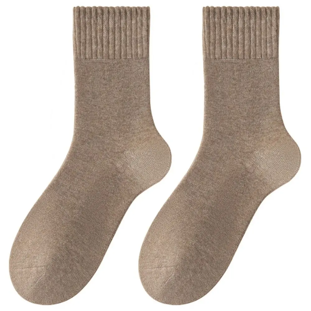 5Pairs Fashion Simple Thicken Warm Socks Solid Color Thicker Thermal Mid Length Socks Stripe Mid Tube Winter Socks Men Hosiery
5Pairs Fashion Simple Thicken Warm Socks Solid Color Thicker Thermal Mid Length Socks Stripe Mid Tube Winter Socks Men Hosiery