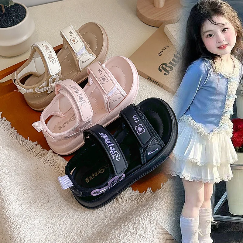 Girls Sport Sandals Thick Soft Sole Kids Princess Beach Shoes Hook&loop Non-slip 2026 Summer New Children Fashion Shoes Casual
Girls Sport Sandals Thick Soft Sole Kids Princess Beach Shoes Hook&loop Non-slip 2026 Summer New Children Fashion Shoes Casual