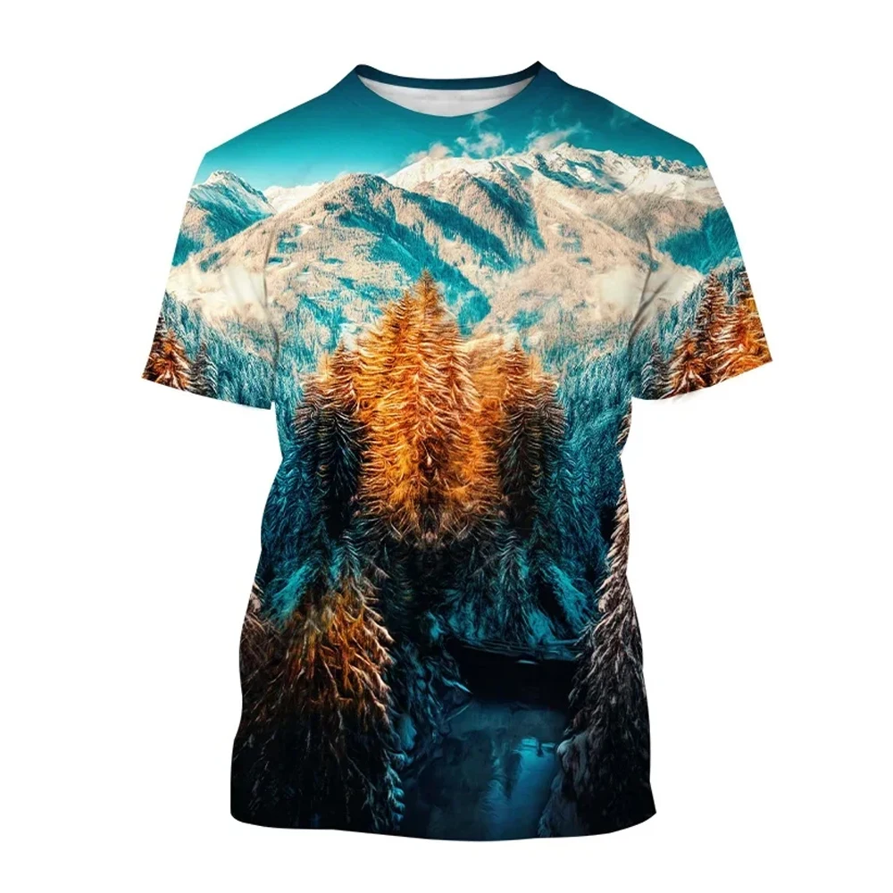Snow Mountain 3D Printed T-shirt Daily Outdoor Sports Leisure Men's Tops Fashion Loose Comfortable Unisex Short Sleeve Clothing
Snow Mountain 3D Printed T-shirt Daily Outdoor Sports Leisure Men's Tops Fashion Loose Comfortable Unisex Short Sleeve Clothing