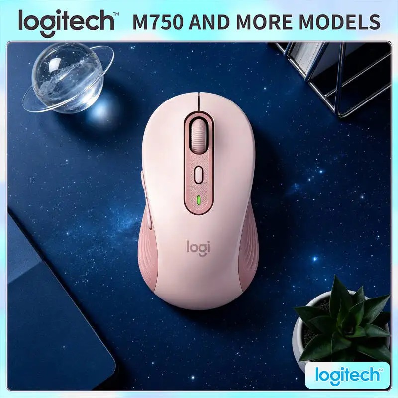 M750 Signature Mouse - 90% Click Noise Reduction, Soft Thumb Rest Pad, 24-Month Battery, Portable Travel Friendly
M750 Signature Mouse - 90% Click Noise Reduction, Soft Thumb Rest Pad, 24-Month Battery, Portable Travel Friendly