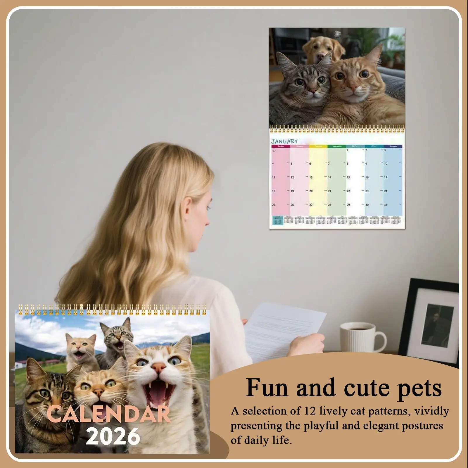 2026 Cat Wall Calendar Lovely Note 2026 Monthly Desk Calendar For Study Organizing Table Workplace School Planning Home Family
2026 Cat Wall Calendar Lovely Note 2026 Monthly Desk Calendar For Study Organizing Table Workplace School Planning Home Family