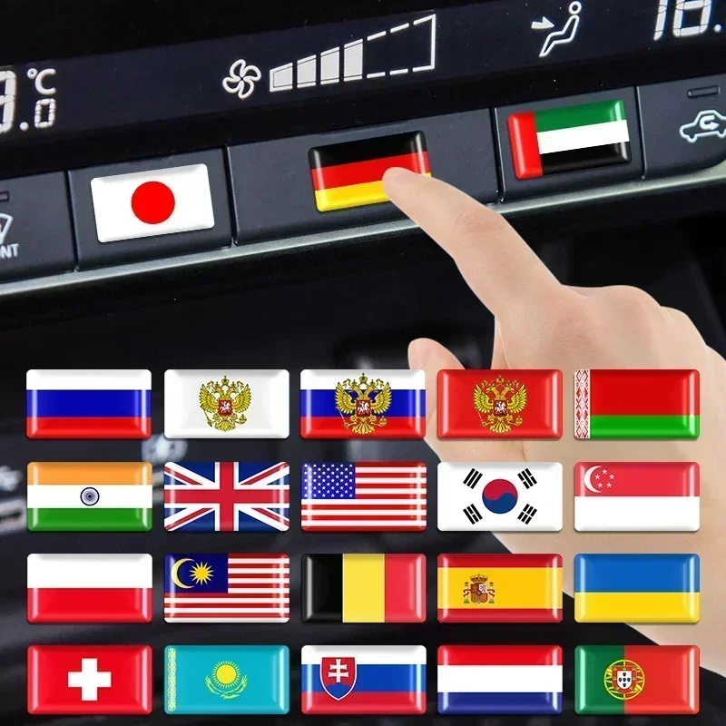 10PCS 3D Epoxy Steering Wheel Decor Sticker Car Styling Interior Decals for Brazil Slovakia India Belgium Costa Rica Flag Badge
10PCS 3D Epoxy Steering Wheel Decor Sticker Car Styling Interior Decals for Brazil Slovakia India Belgium Costa Rica Flag Badge
