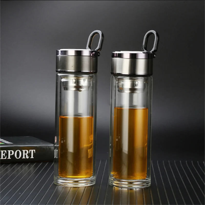 Smart Double Wall Glass Water Bottle With Filter Touch Display Stainless Steel Strainer Clear Drinking Tea Bottle With Handle
Smart Double Wall Glass Water Bottle With Filter Touch Display Stainless Steel Strainer Clear Drinking Tea Bottle With Handle