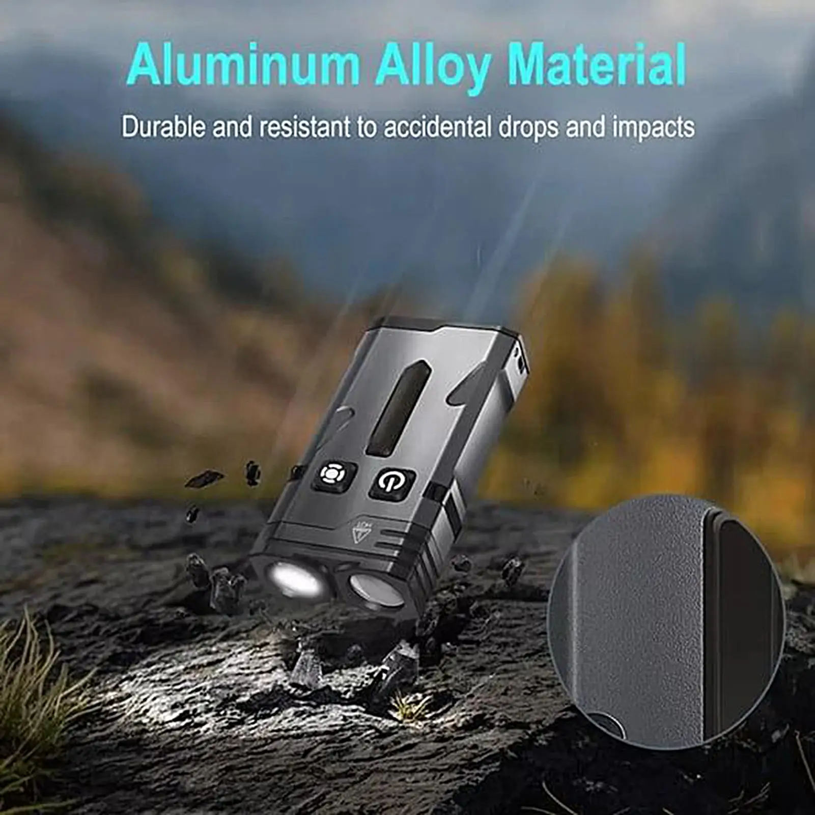 Rechargeable Keychain Flashlight Magnetic Compact 1100 Lumen LED Keychain Flashlight Waterproof Torch Multi-mode Keyring
Rechargeable Keychain Flashlight Magnetic Compact 1100 Lumen LED Keychain Flashlight Waterproof Torch Multi-mode Keyring