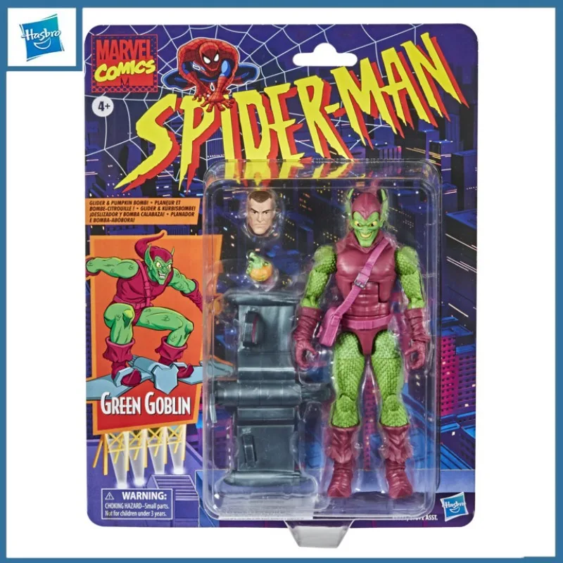 Genuine Hasbeo Marvel Spider-Man Green Goblin Retro Hanging Card 6 Inches Collectible Model Ornaments for Boys Gift Toys
Genuine Hasbeo Marvel Spider-Man Green Goblin Retro Hanging Card 6 Inches Collectible Model Ornaments for Boys Gift Toys