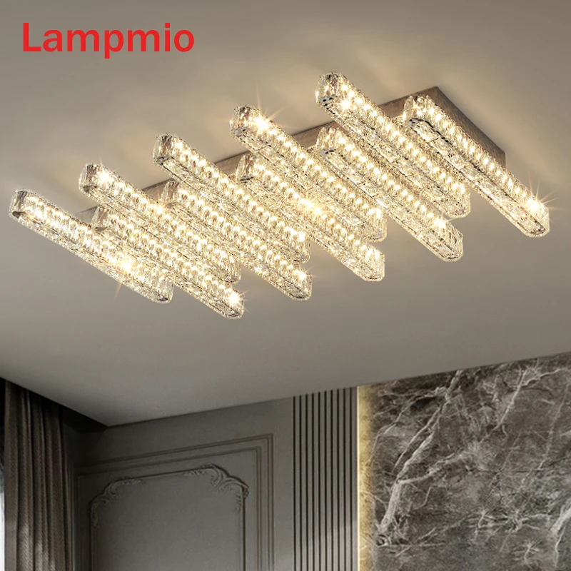Art Deco Crystal Ceiling Lamp For Living Room Luxury Bedroom Designer Rectangle Ceiling Lamp Surface Mounted Dining Lighting
Art Deco Crystal Ceiling Lamp For Living Room Luxury Bedroom Designer Rectangle Ceiling Lamp Surface Mounted Dining Lighting