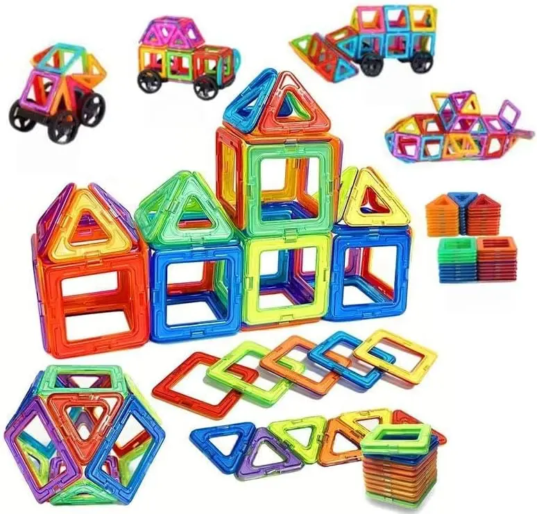 100pcs Kids Magnetic Building Blocks Toys, STEM Magnetic Toys for Boys and Girls Aged 18+ Months
100pcs Kids Magnetic Building Blocks Toys, STEM Magnetic Toys for Boys and Girls Aged 18+ Months