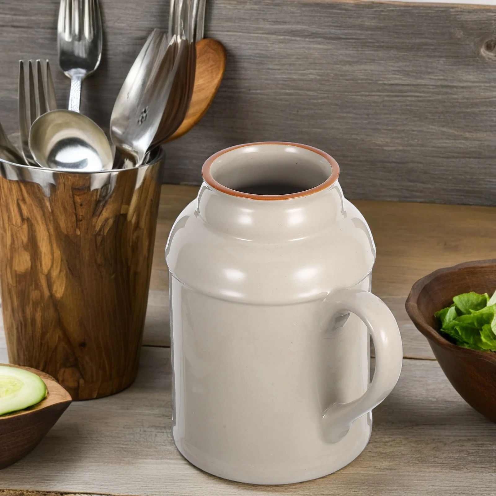 Retro Ceramic Water Kettle Set with Lid Vintage Kitchen Kettle Container Decorative Boiled Water Pot Coffee Tea Cup 
Retro Ceramic Water Kettle Set with Lid Vintage Kitchen Kettle Container Decorative Boiled Water Pot Coffee Tea Cup