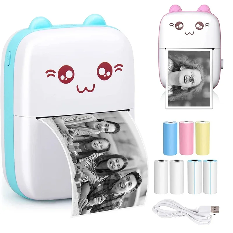 Portable Mini Bluetooth Wrong Printer Mobile Phone Photo Title Note Print Pocket Student Error Label Printer for Children's Gift
Portable Mini Bluetooth Wrong Printer Mobile Phone Photo Title Note Print Pocket Student Error Label Printer for Children's Gift