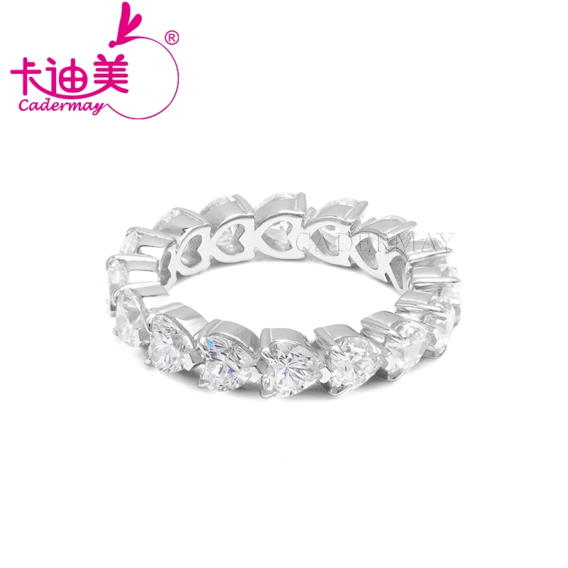 Cadermay S925 Sterling Silver Love Heart Created 4MM White Wedding Band Moissanite Ring For Women Fashion Jewelry
Cadermay S925 Sterling Silver Love Heart Created 4MM White Wedding Band Moissanite Ring For Women Fashion Jewelry