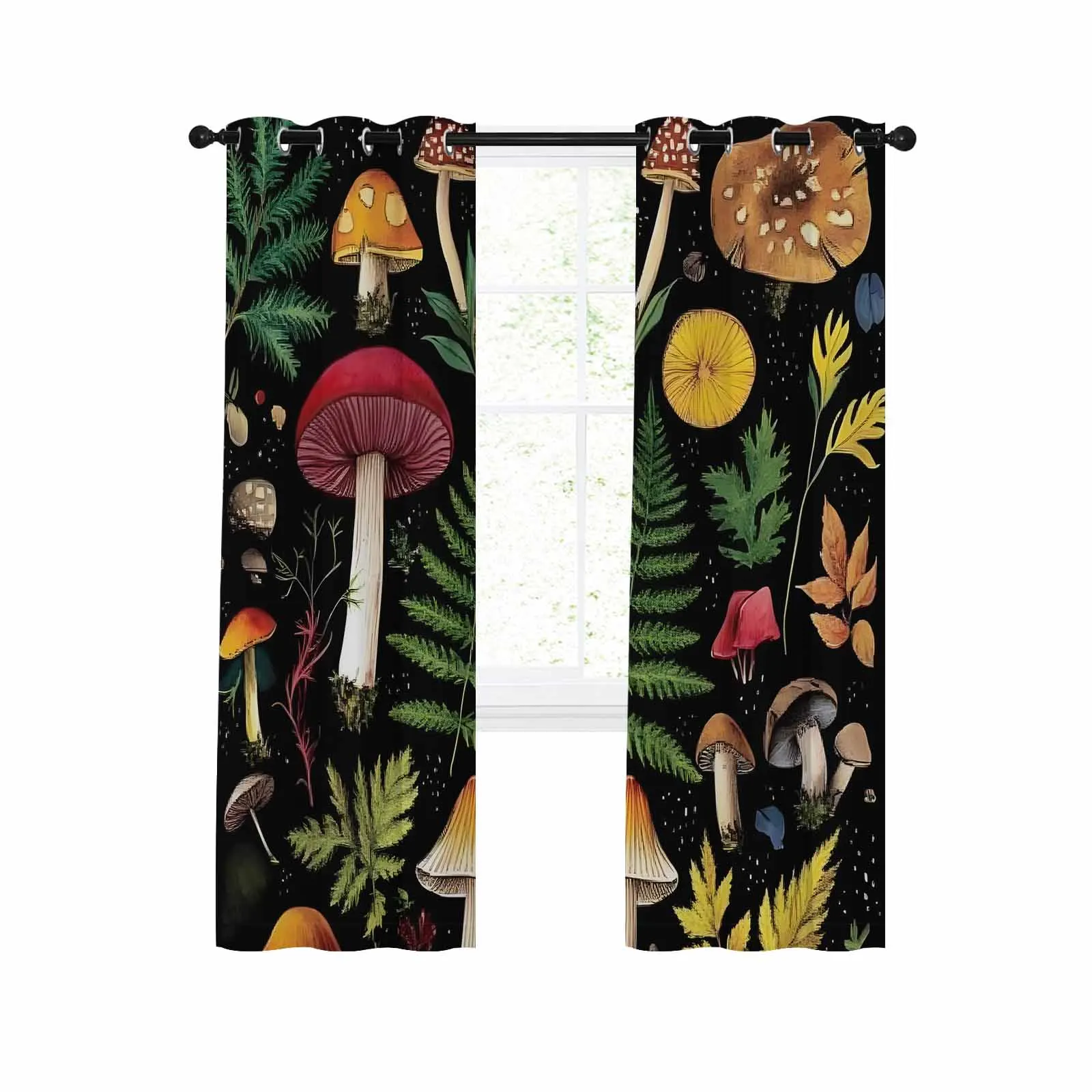 Fern Mushroom Leaf Large Curtains For Living Room Window Curtain Bedroom Kitchen Balcony Gazebo Curtain Room Divider
Fern Mushroom Leaf Large Curtains For Living Room Window Curtain Bedroom Kitchen Balcony Gazebo Curtain Room Divider