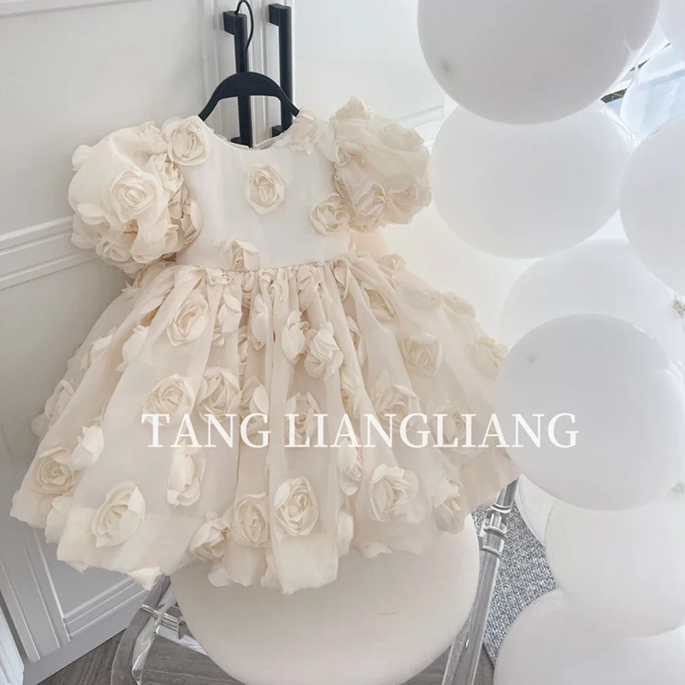 Flower Girl Dress Appliques Vintage Princess Kids Wedding First Birthday Pageant Party Ball Gown Children Wear 1-12 Years
Flower Girl Dress Appliques Vintage Princess Kids Wedding First Birthday Pageant Party Ball Gown Children Wear 1-12 Years