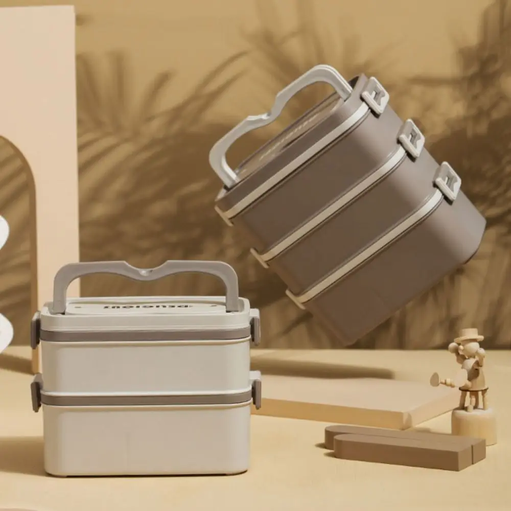 2/3 Layers Stainless Steel Lunch Box SUS304 Large Capacity Multi Layer Lunch Box Insulated Stackable
2/3 Layers Stainless Steel Lunch Box SUS304 Large Capacity Multi Layer Lunch Box Insulated Stackable