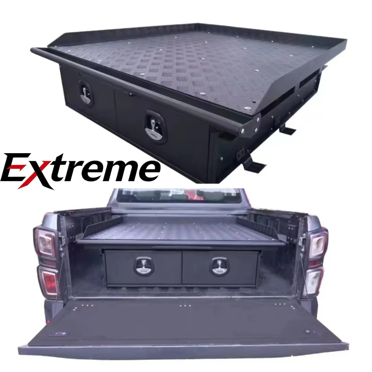 New Luxury 4x4 Aluminum Truck Drawer Tray Integrated Magic Box Cover with Retractable Tonneau for Pickup Cars Car Tent Style
New Luxury 4x4 Aluminum Truck Drawer Tray Integrated Magic Box Cover with Retractable Tonneau for Pickup Cars Car Tent Style