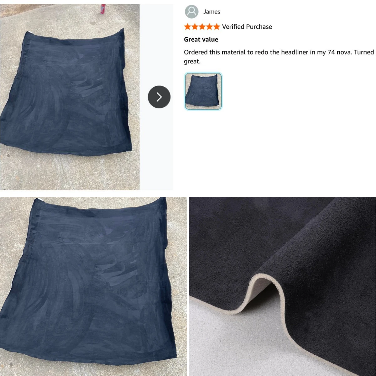 Auto Headliner Fabric Suede Type with Foam Backing Interior Replacement Material for All Vehicles Boat Roof Upholstery Fabrics
Auto Headliner Fabric Suede Type with Foam Backing Interior Replacement Material for All Vehicles Boat Roof Upholstery Fabrics
