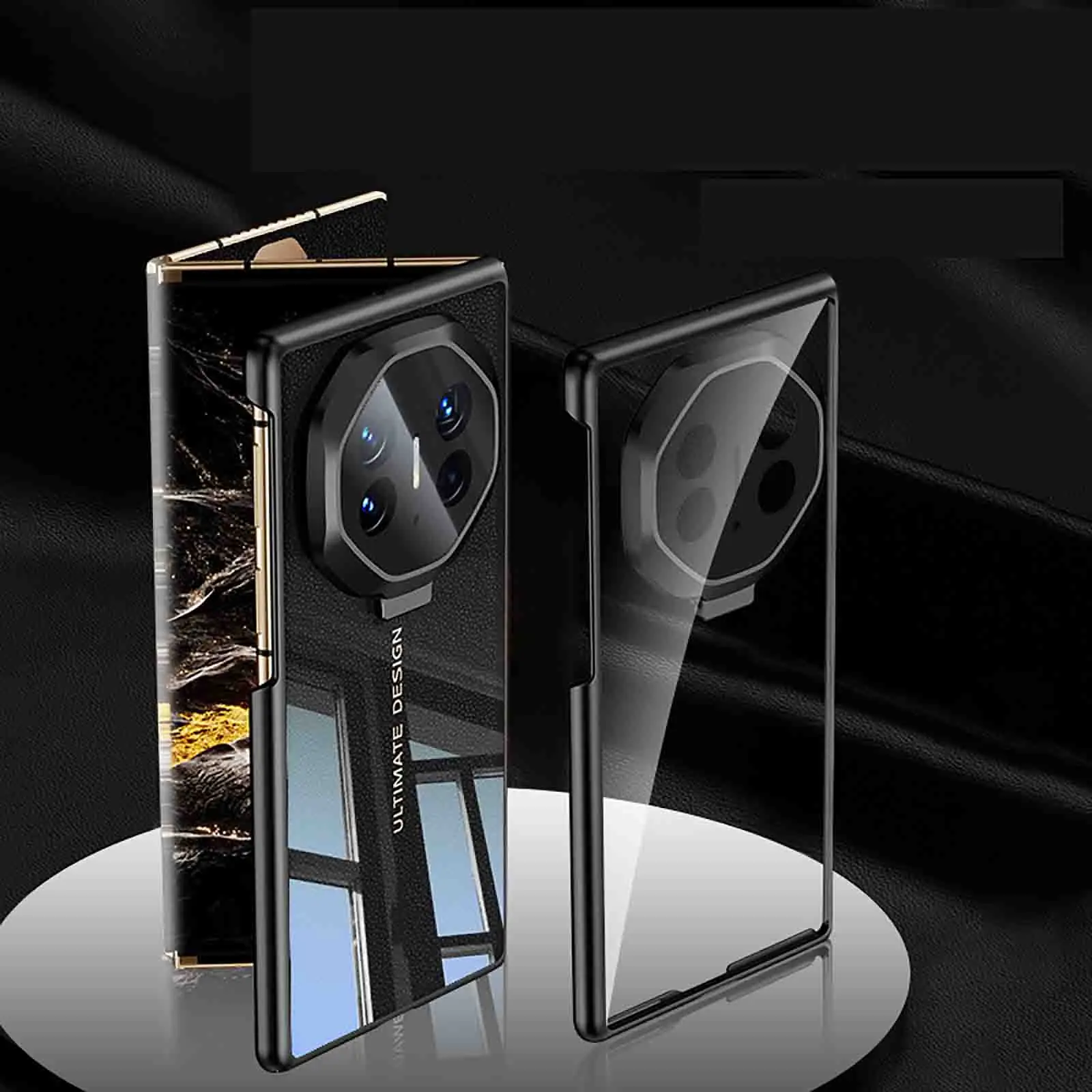 Роскошный прозрачный чехол с покрытием для Huawei Mate XT — полная защита объектива камеры | Прозрачная задняя панель с защитой от желтизны и подставкой
Роскошный прозрачный чехол с покрытием для Huawei Mate XT — полная защита объектива камеры | Прозрачная задняя панель с защитой от желтизны и подставкой
